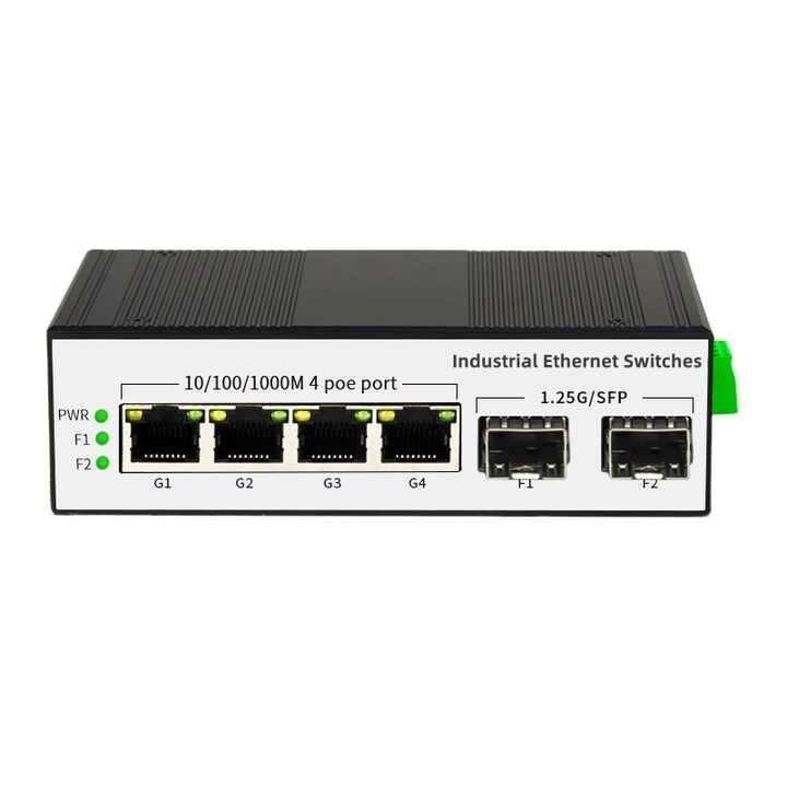 [NS28] 4P Giga Industrial Poe Switch (2SFP) | KalMan PH